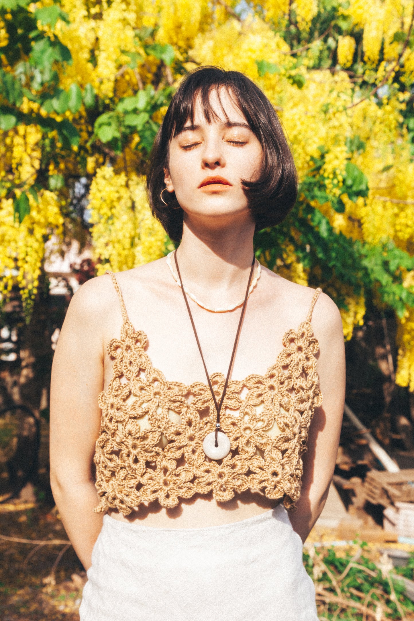 Mama made crochet top