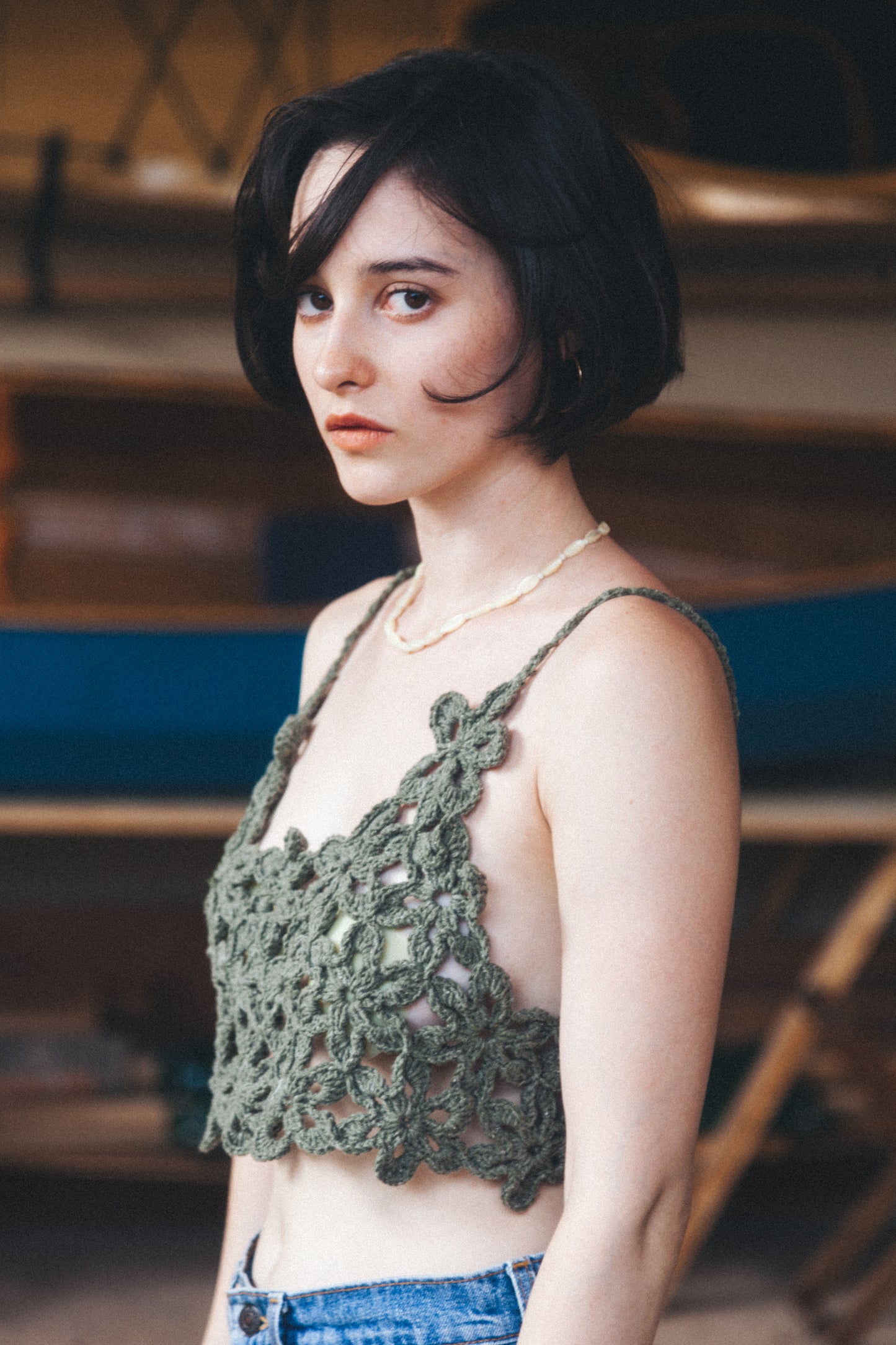 Mama made crochet top