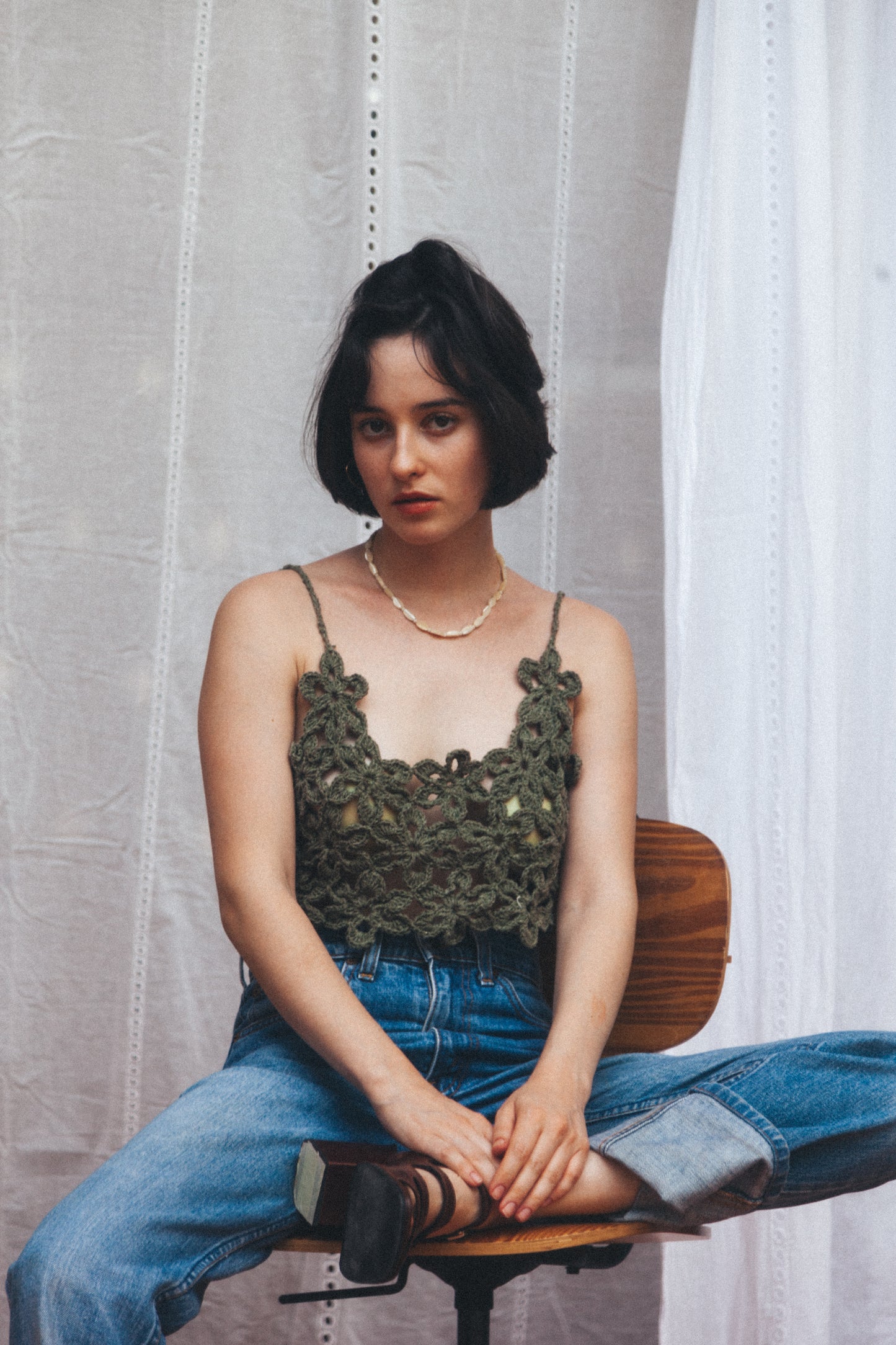 Mama made crochet top