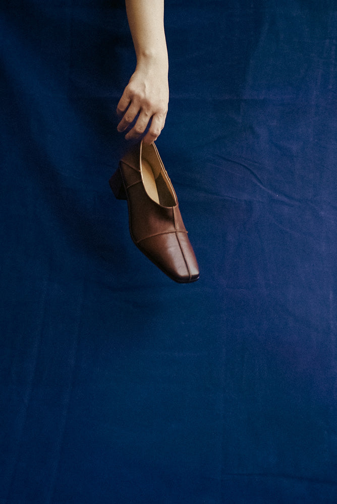 Gustave soft patchwork leather shoe