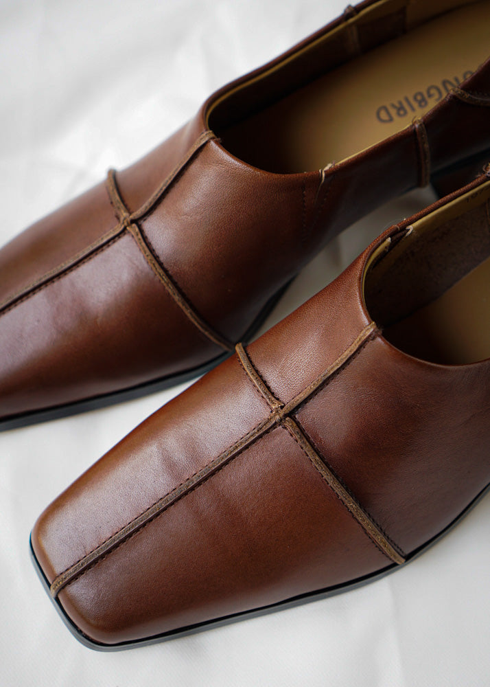 Gustave soft patchwork leather shoe