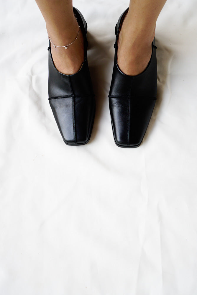 Gustave soft patchwork leather shoe