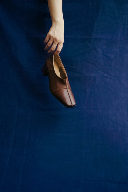 Gustave soft patchwork leather shoe
